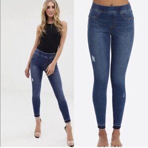 EUC- SPANX Denim Pants